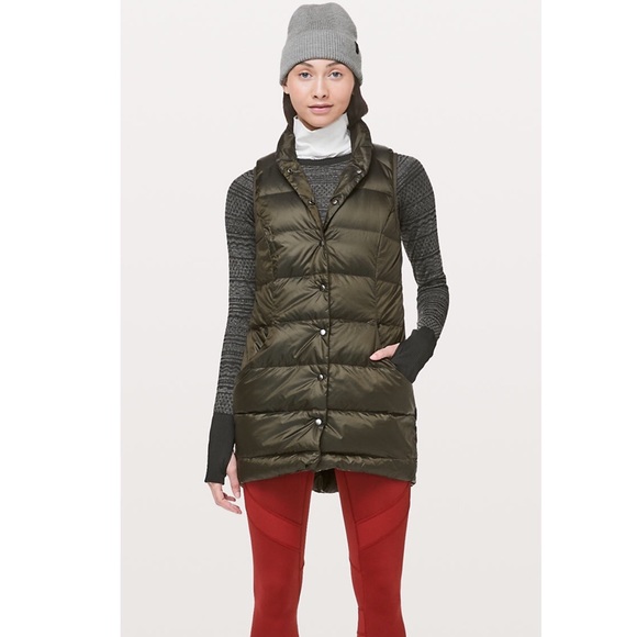 Lululemon NWT All Days Vest in Dark Olive Size 8 - Picture 8 of 8